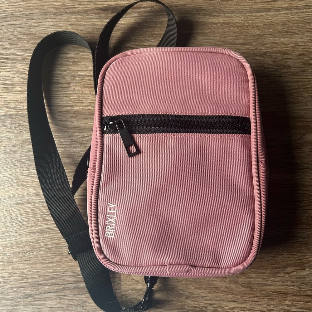 Brixley Dusty Rose Crossbody Adjustable Strap Bag